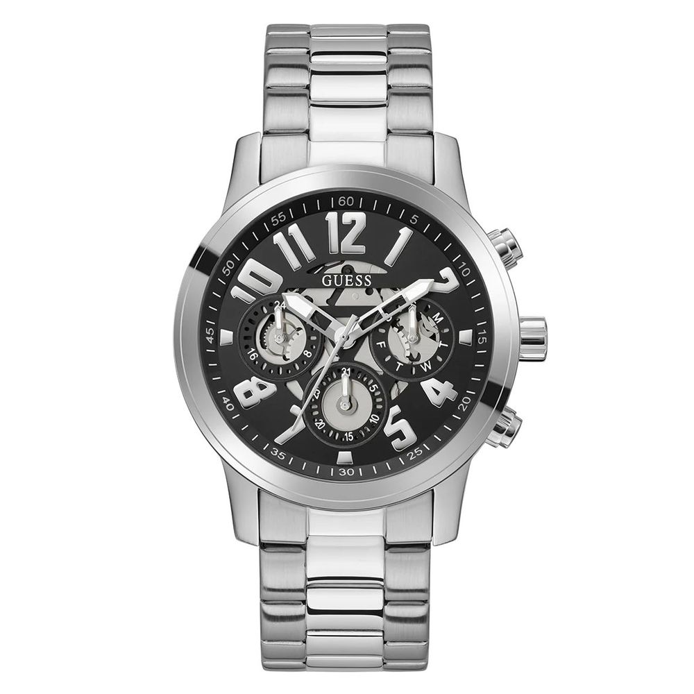 Montre en acier inoxydable gris
