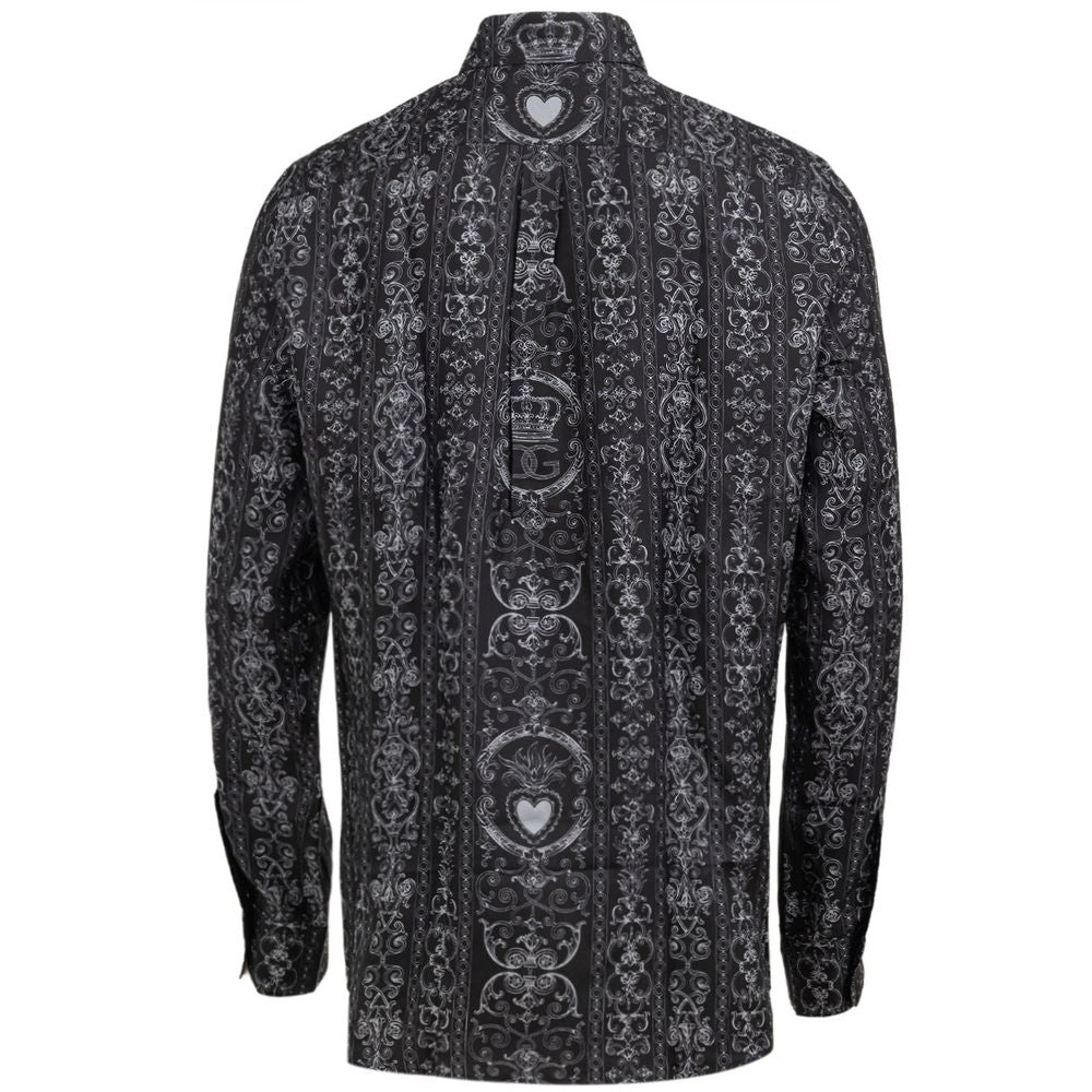 Camisa de seda gris