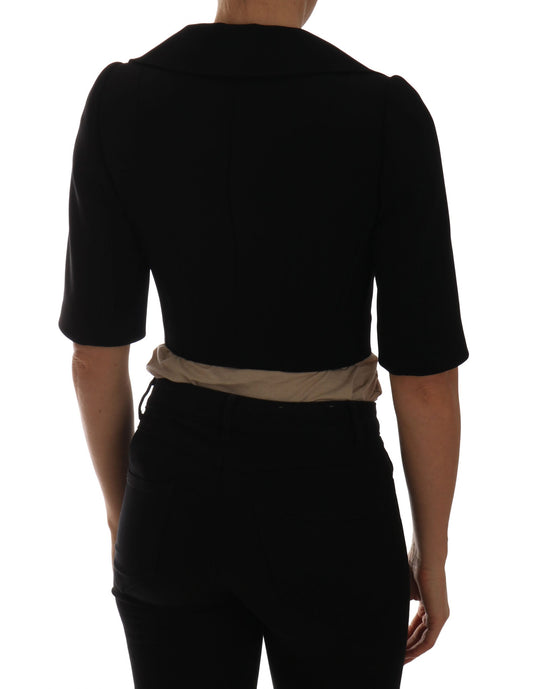 Blazer court noir