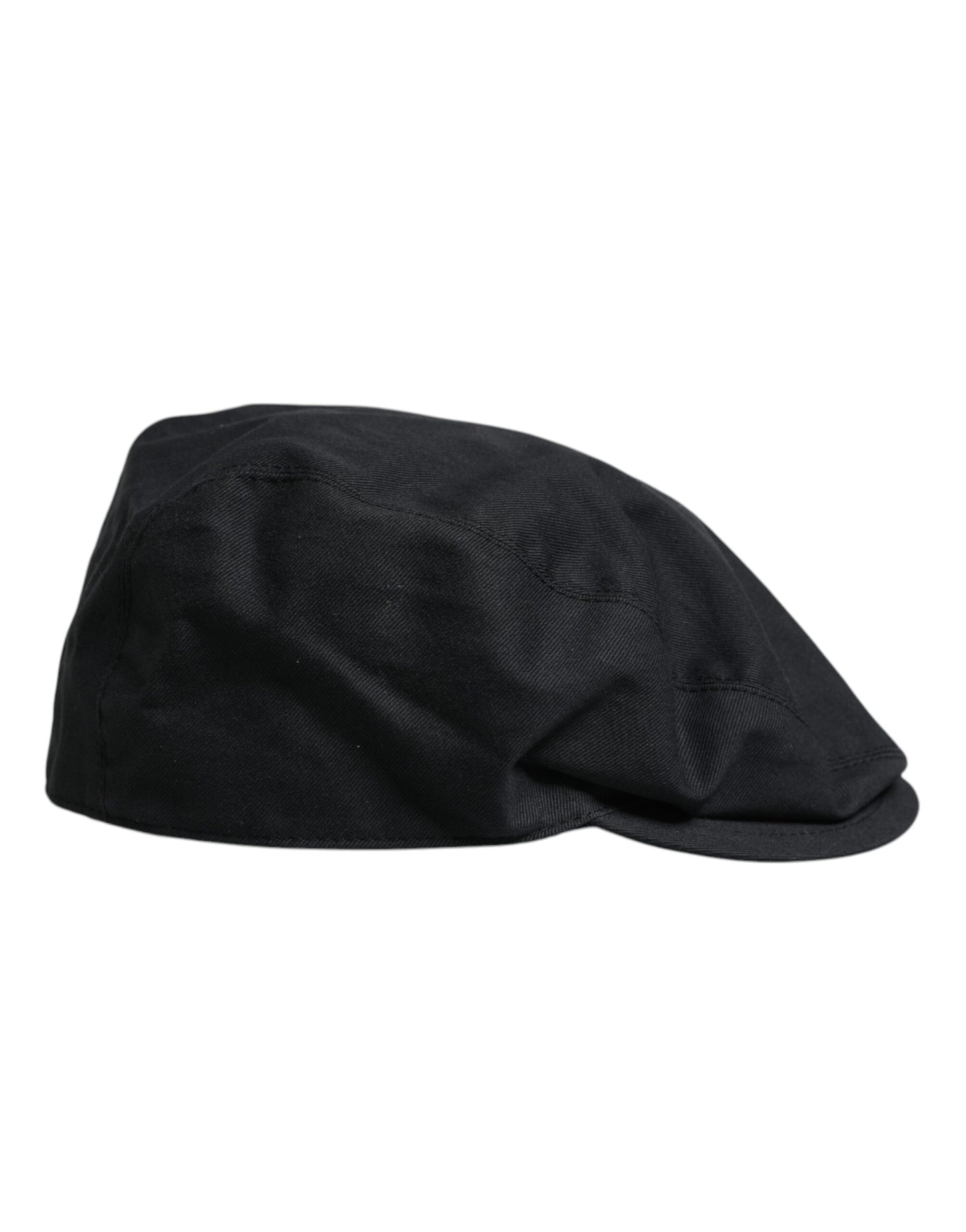 Gorro de taxista Capello Newsboy de algodón negro