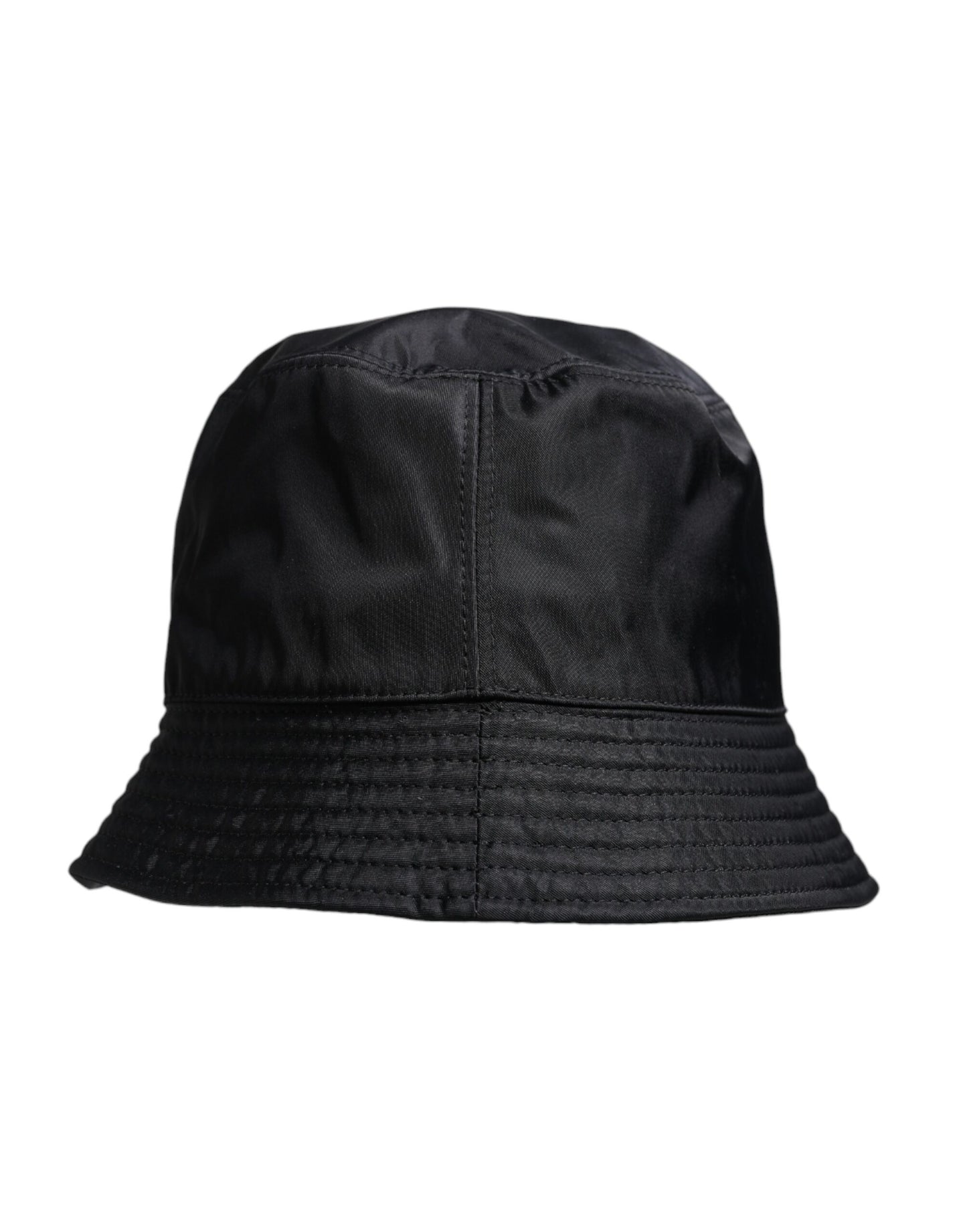 Chapeau bob à large bord en coton noir