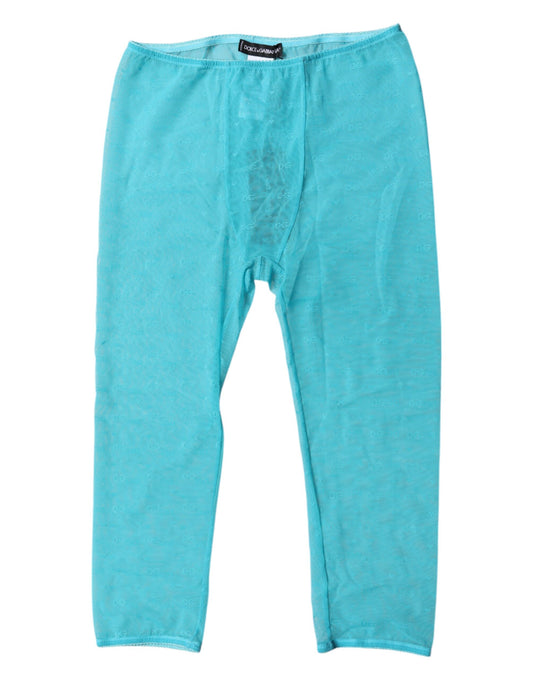 Lencería de encaje con logotipo azul, ropa interior ajustada y recortada