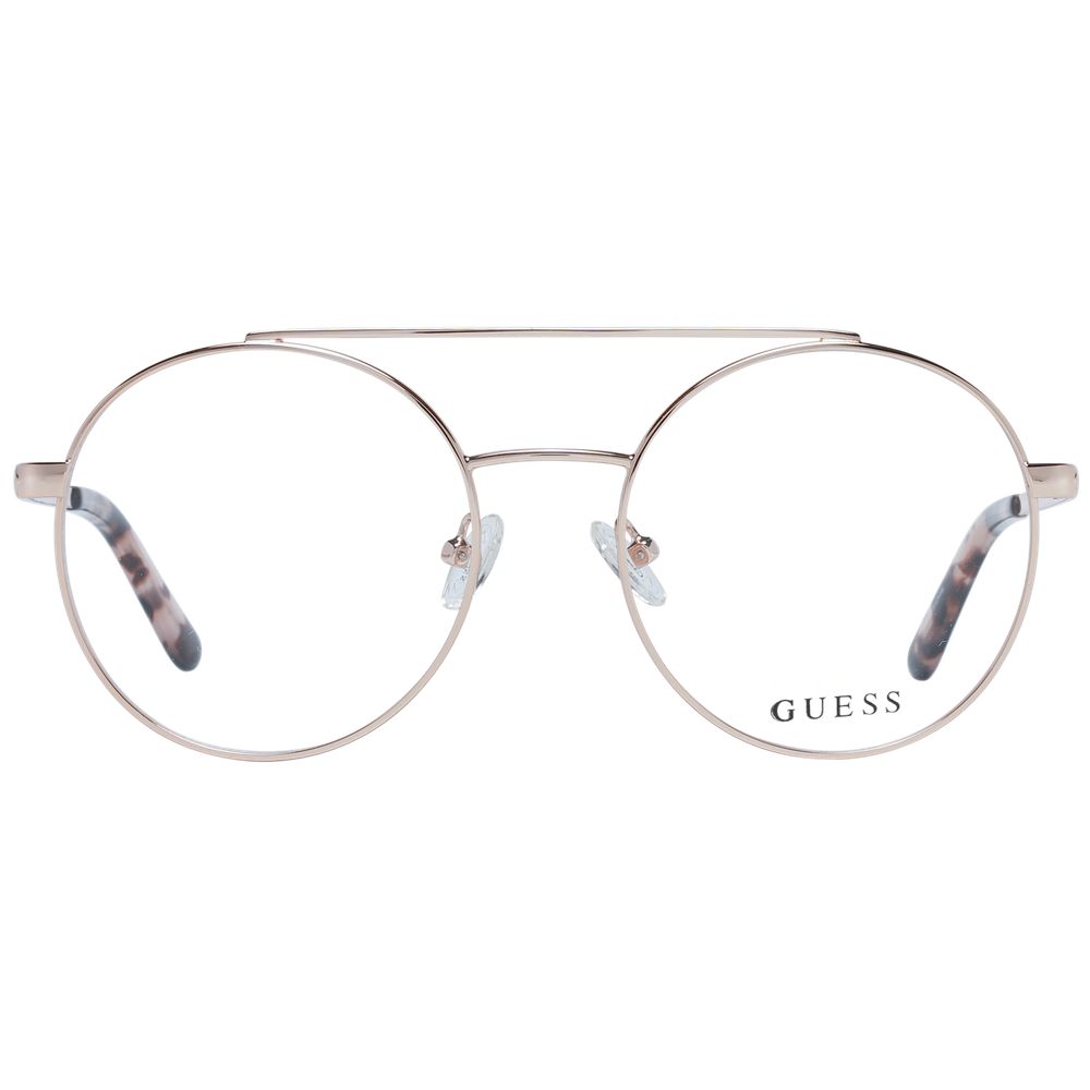 Montures optiques pour femmes en or rose