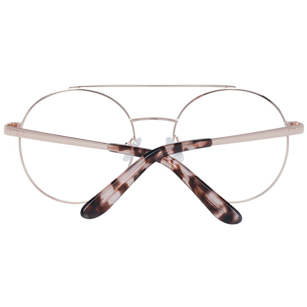 Montures optiques pour femmes en or rose