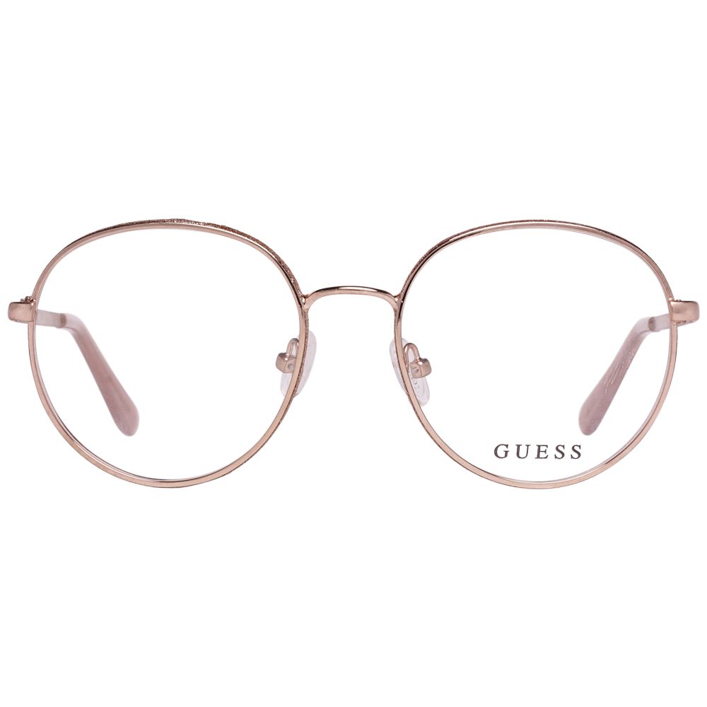 Montures optiques dorées pour femmes