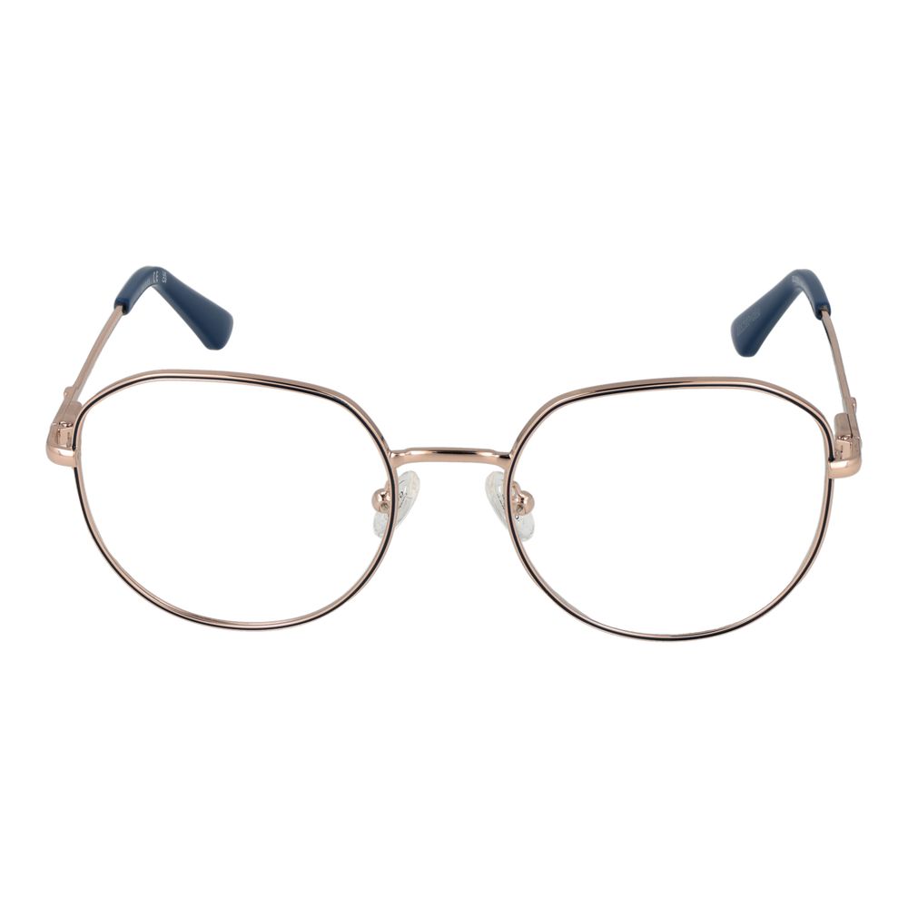 Montures optiques pour femmes en or rose