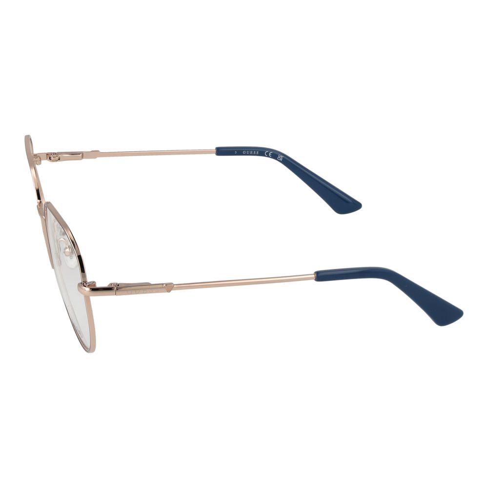 Montures optiques pour femmes en or rose