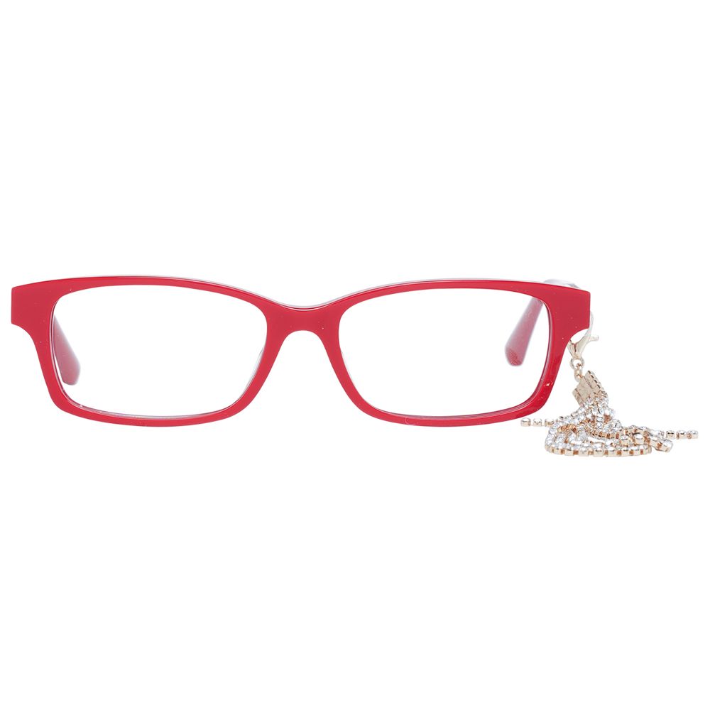 Monturas ópticas rojas para mujer