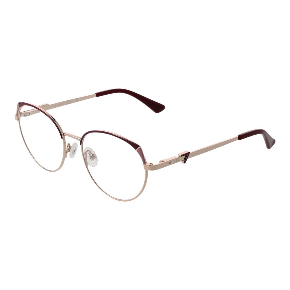 Montures optiques pour femmes en or rose