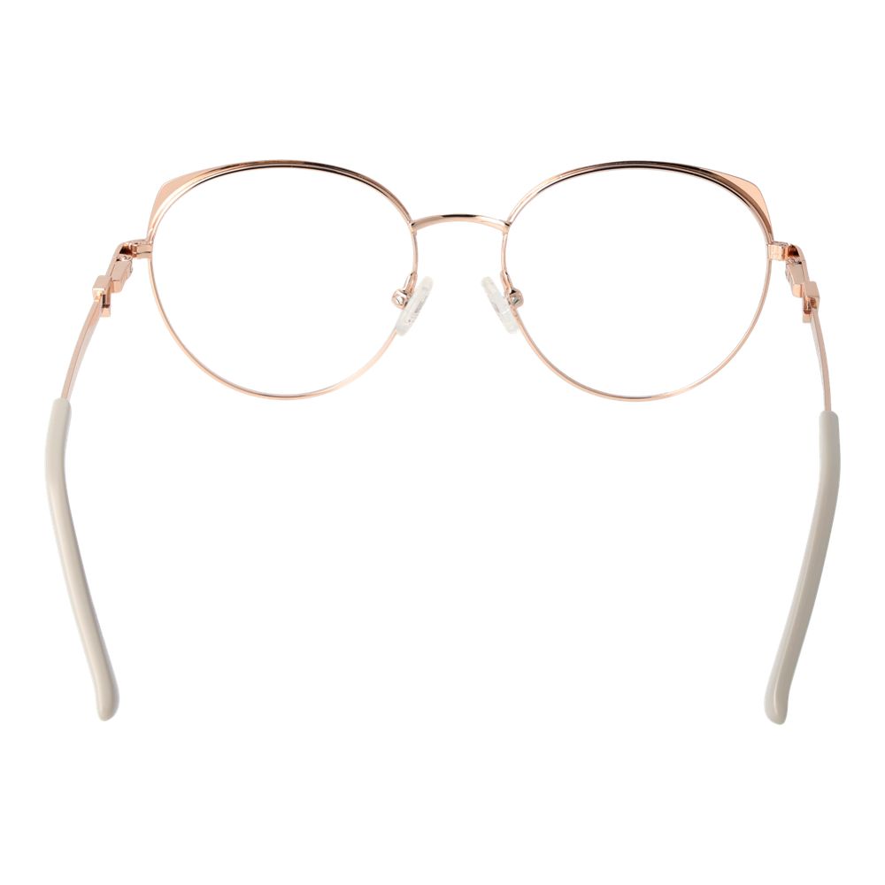 Montures optiques pour femmes en or rose