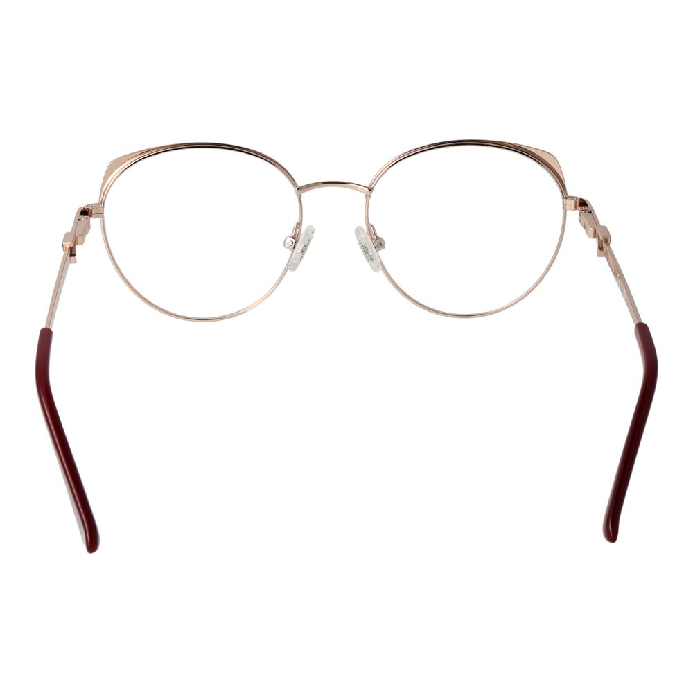 Montures optiques pour femmes en or rose