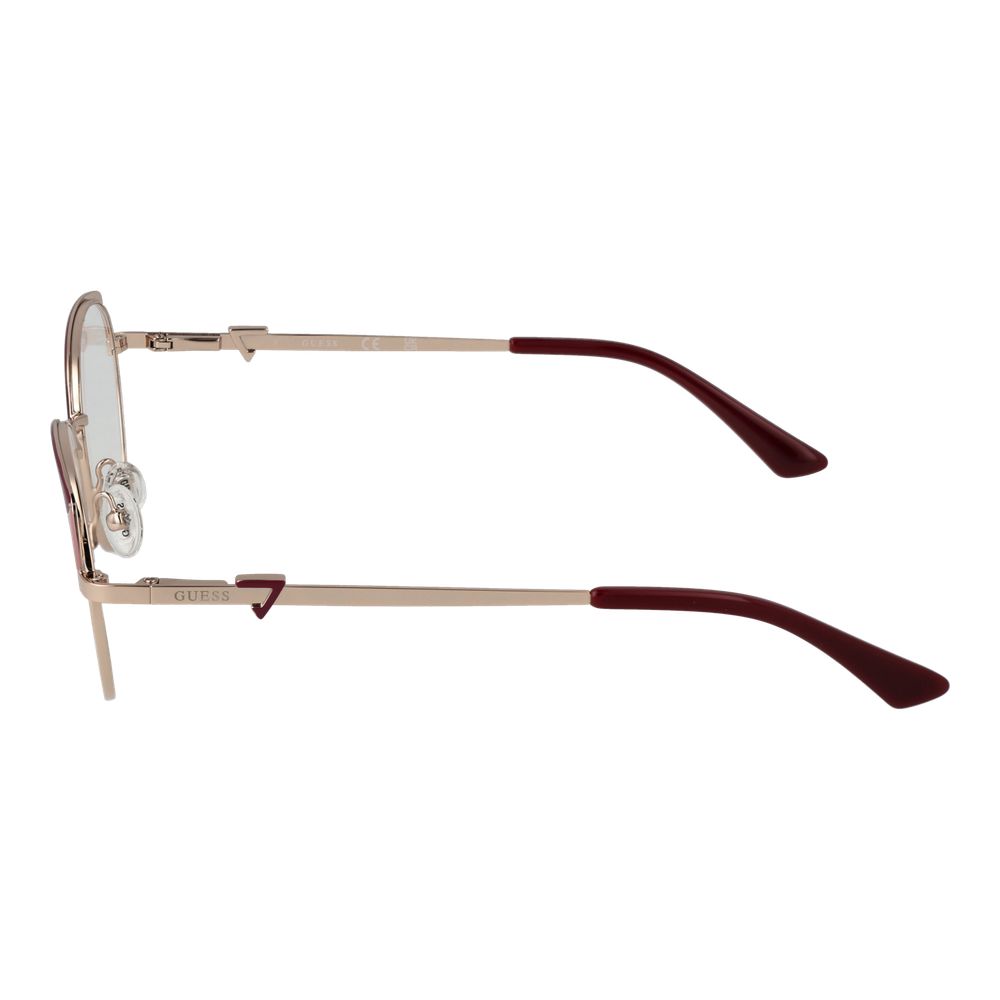 Montures optiques pour femmes en or rose