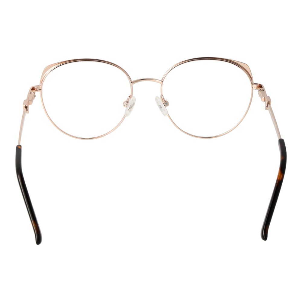 Montures optiques dorées pour femmes