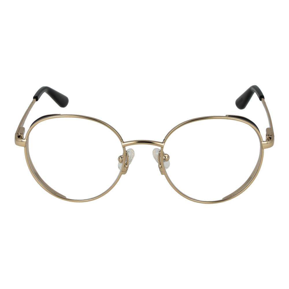 Montures optiques dorées pour femmes