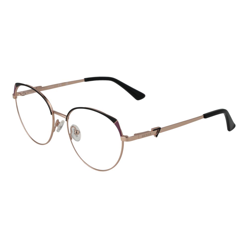 Montures optiques pour femmes en or rose