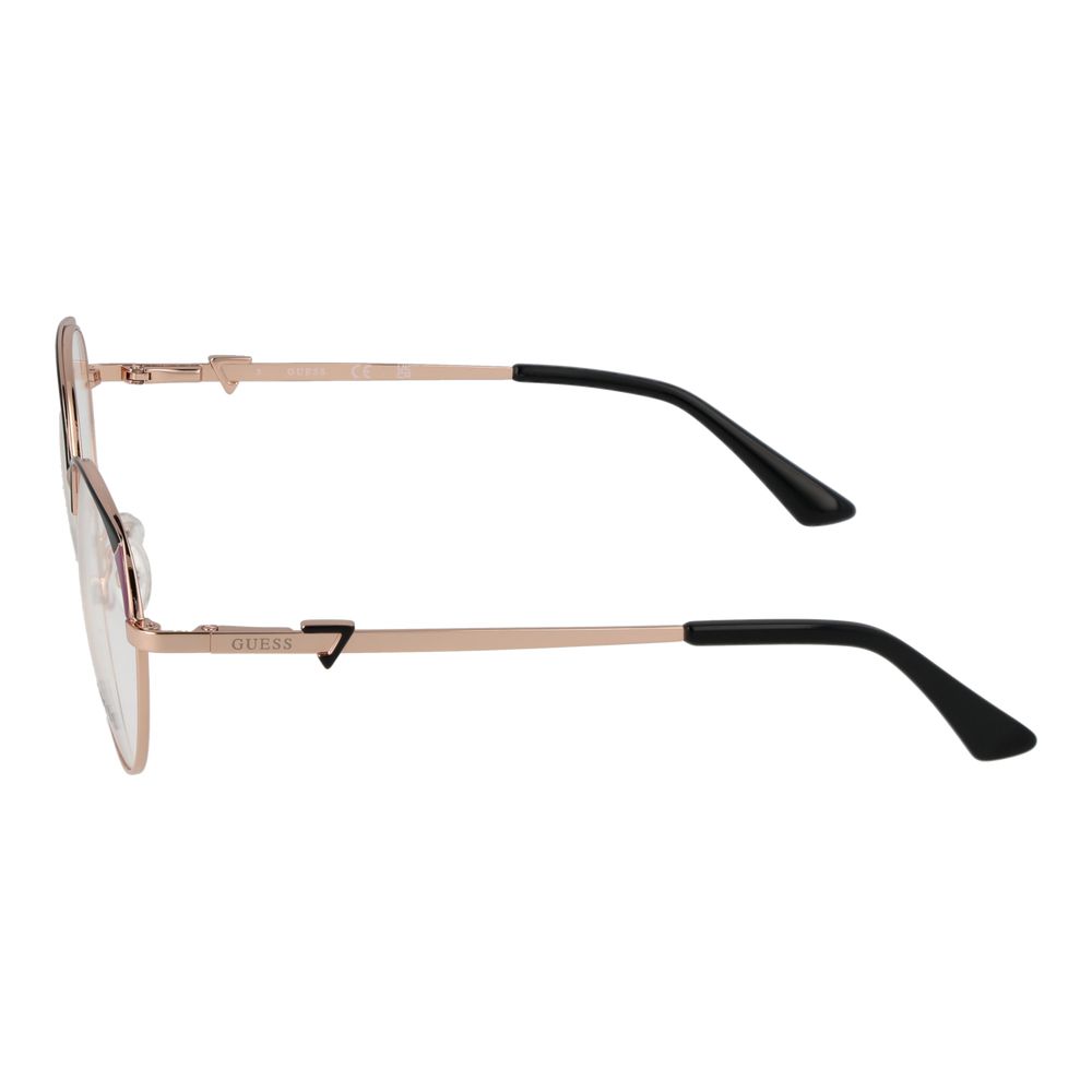Montures optiques pour femmes en or rose