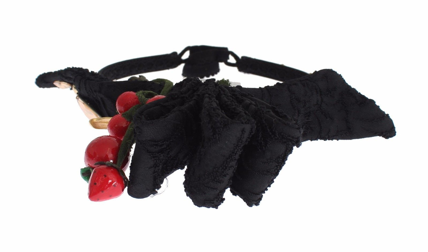 Diadema Tiara Frutos del Bosque Cristal Lazo Cabello