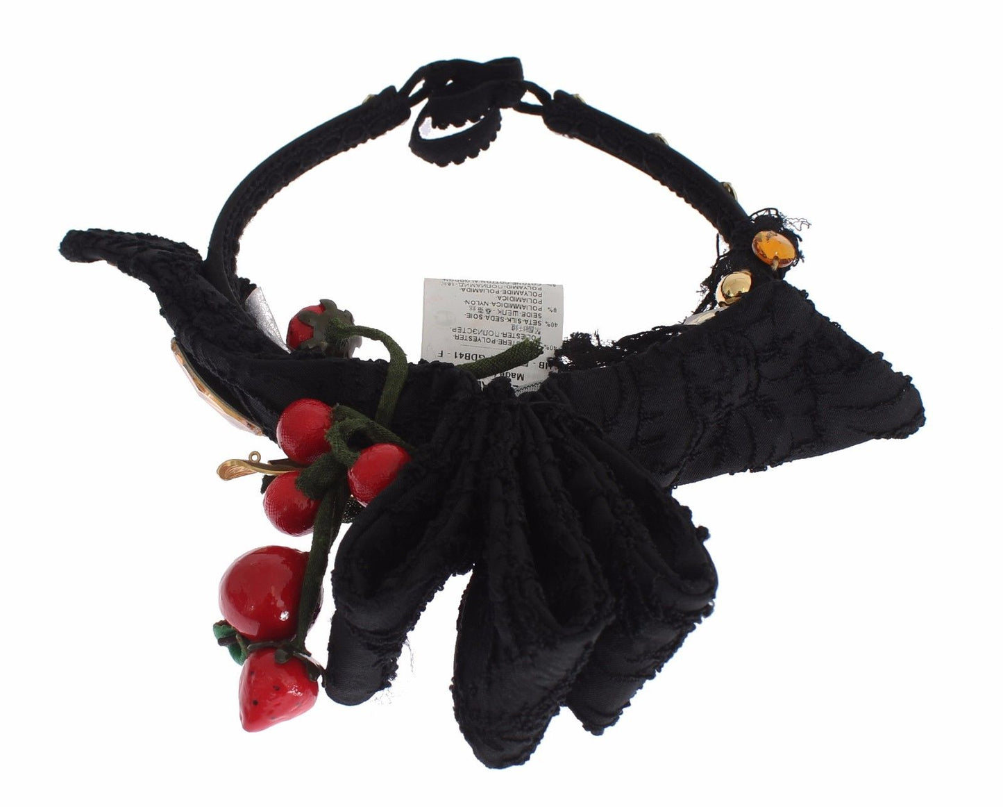 Diadema Tiara Frutos del Bosque Cristal Lazo Cabello