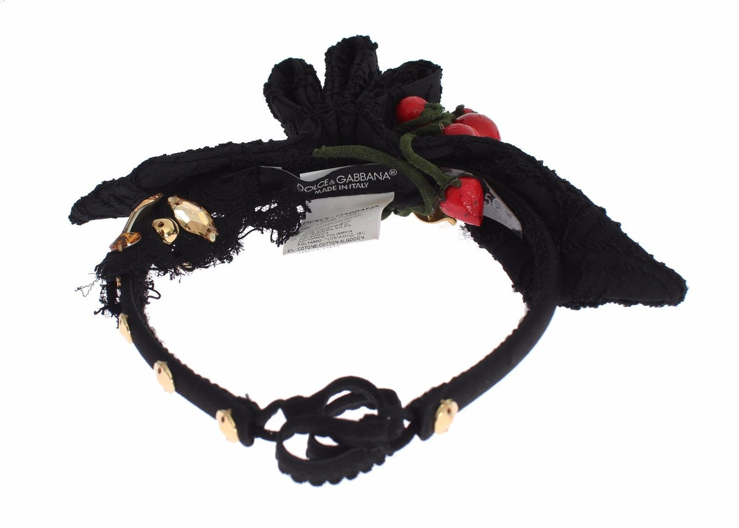 Diadema Tiara Frutos del Bosque Cristal Lazo Cabello