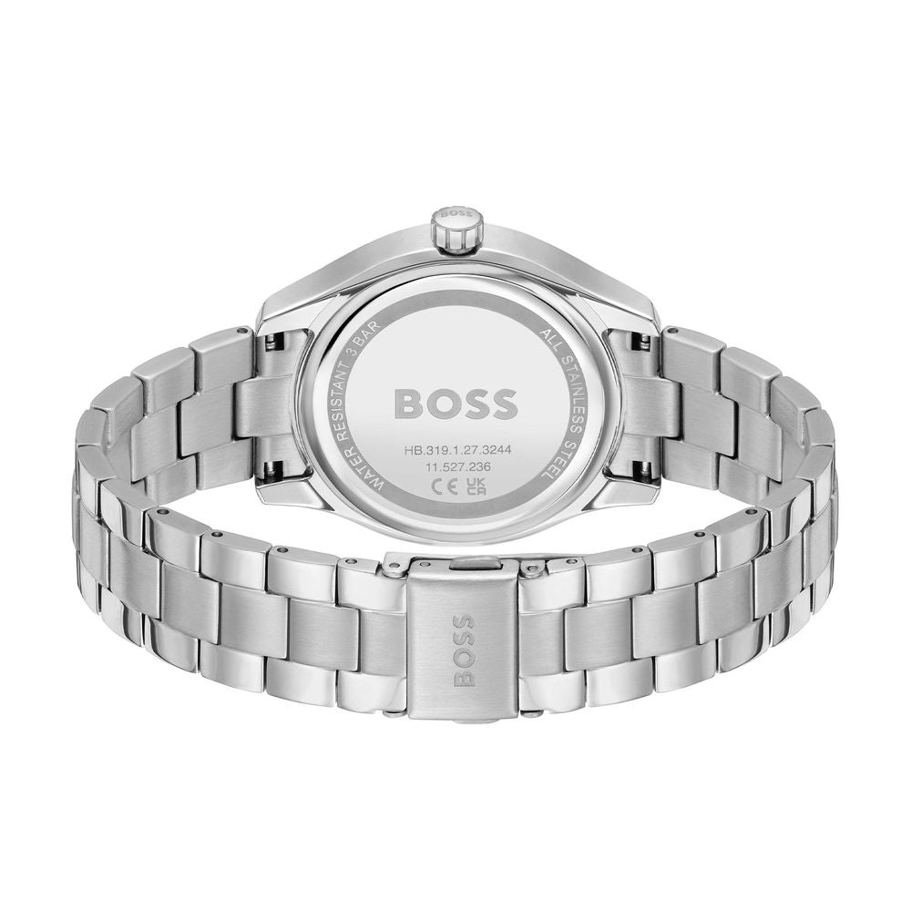 Reloj de acero inoxidable plateado