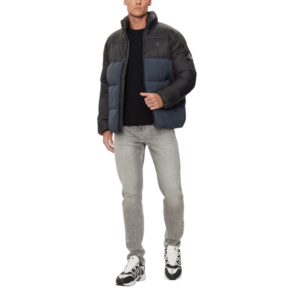 Vestes et manteaux bleus en polyamide recyclé