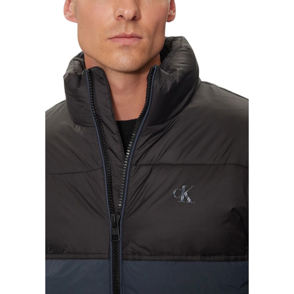Vestes et manteaux bleus en polyamide recyclé