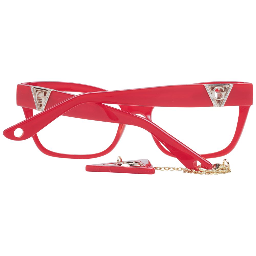 Montures optiques rouges pour femmes