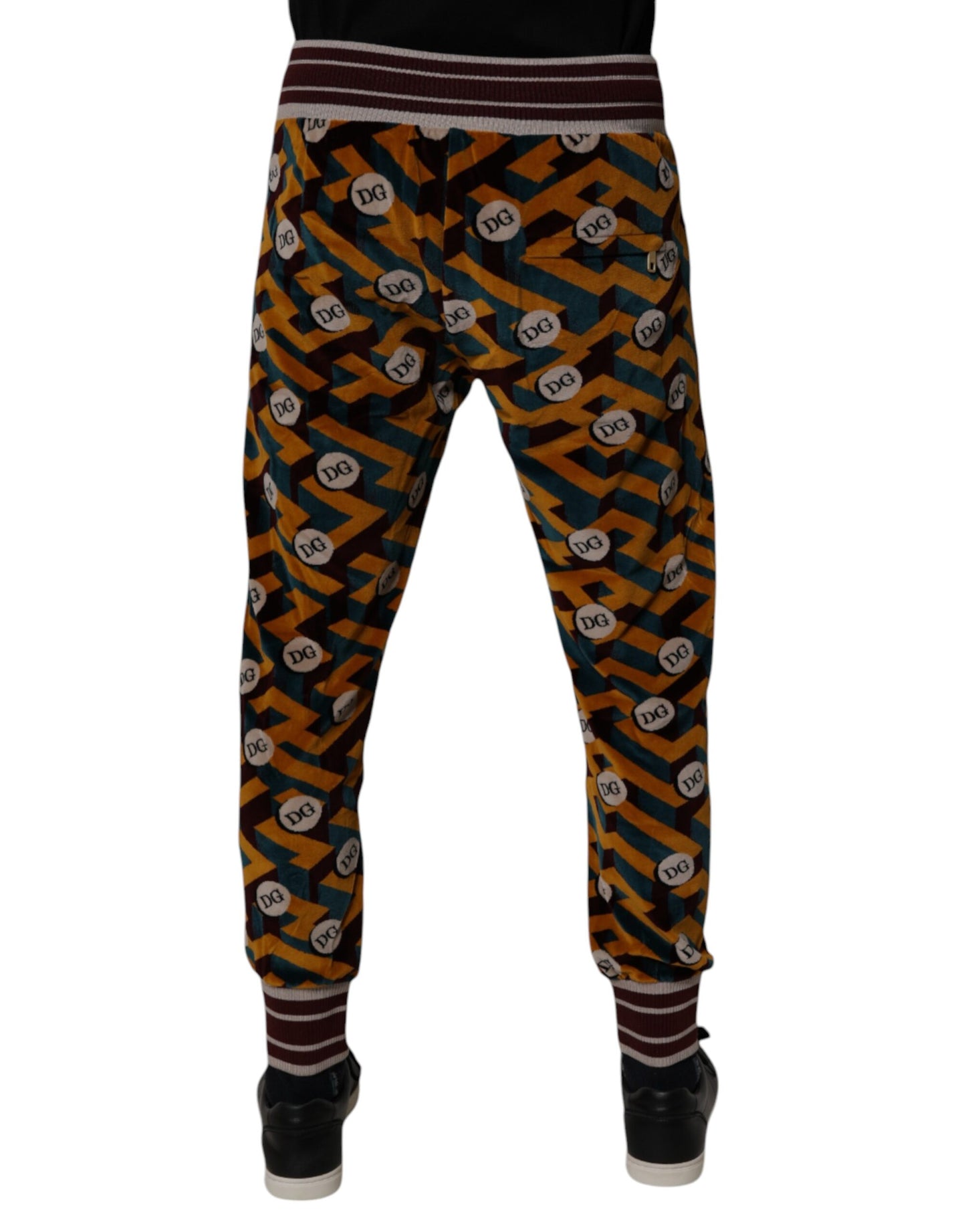 Pantalon de jogging à logo monogramme multicolore