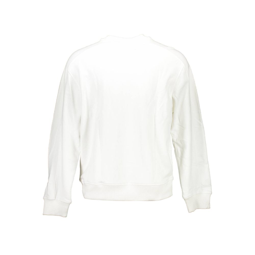 Sweat-shirt unisexe en coton blanc
