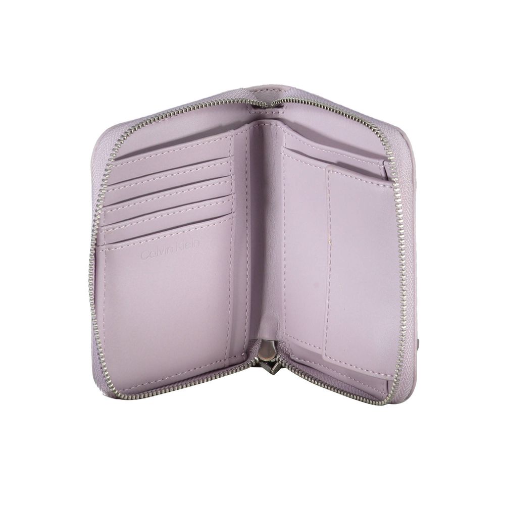 Cartera de mujer de poliéster morado