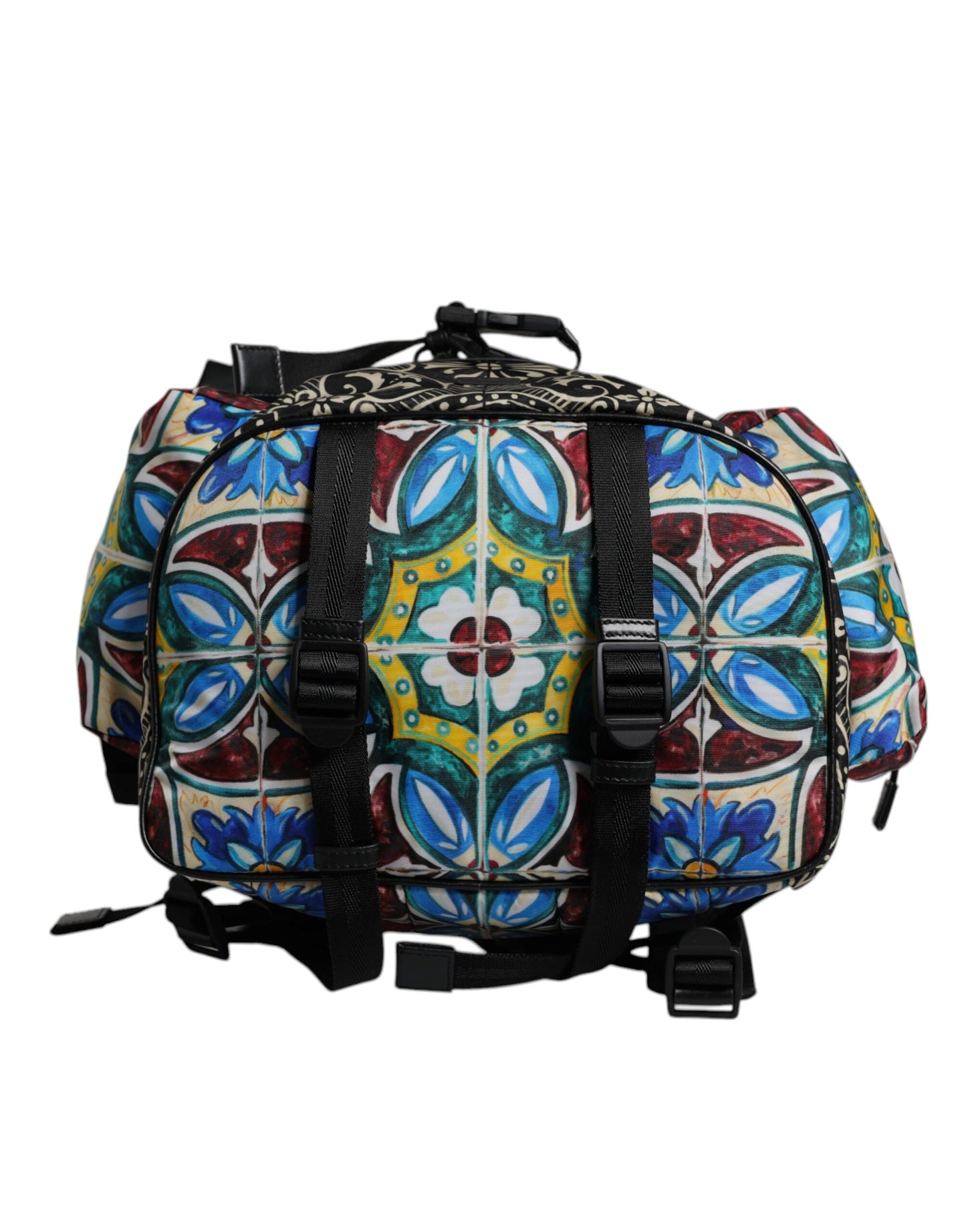 Sac à dos en nylon à imprimé majolique multicolore