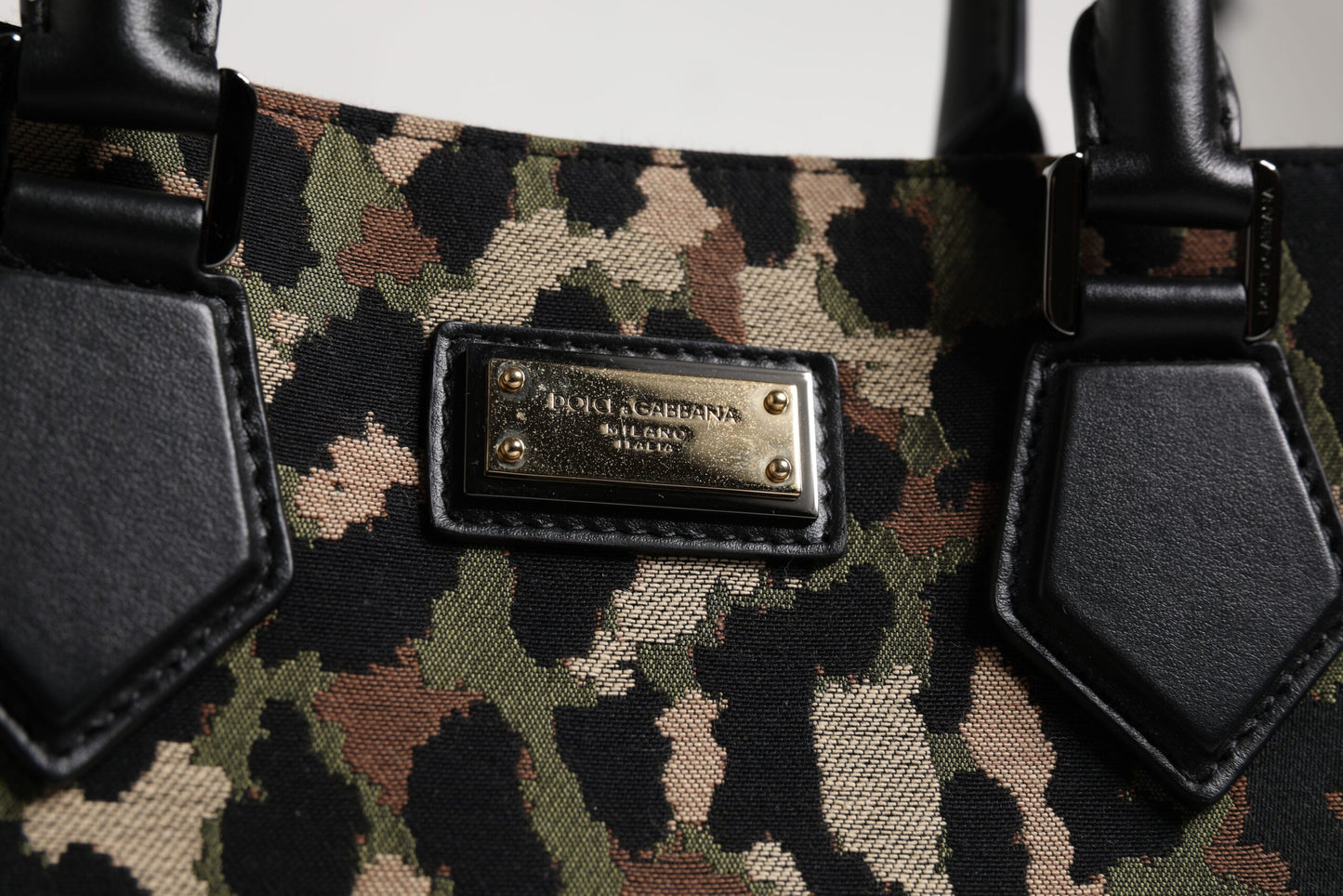 Bolso de hombro tipo tote con estampado de leopardo multicolor