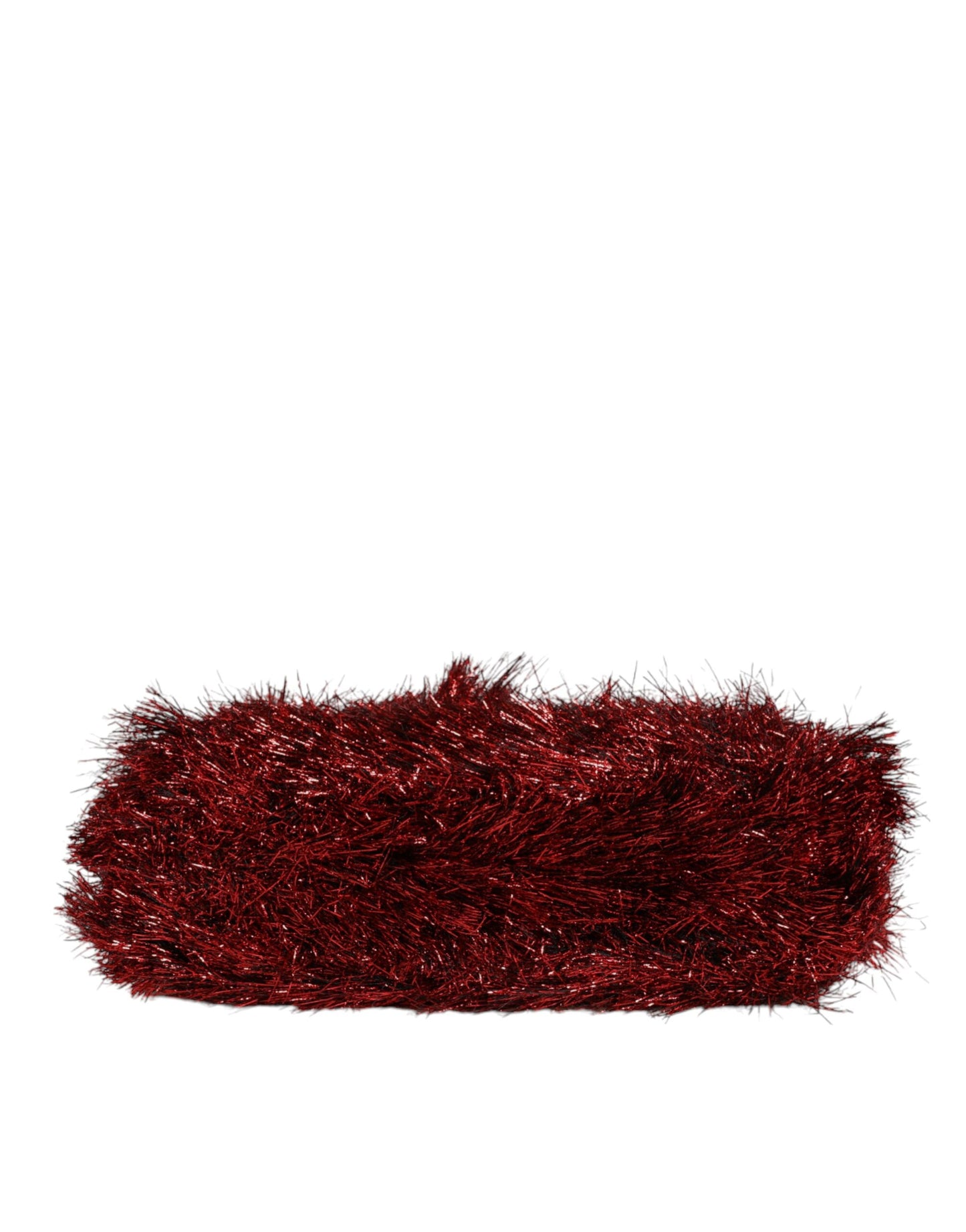 Pochette de soirée VANDA en chaîne et cristaux scintillants rouges