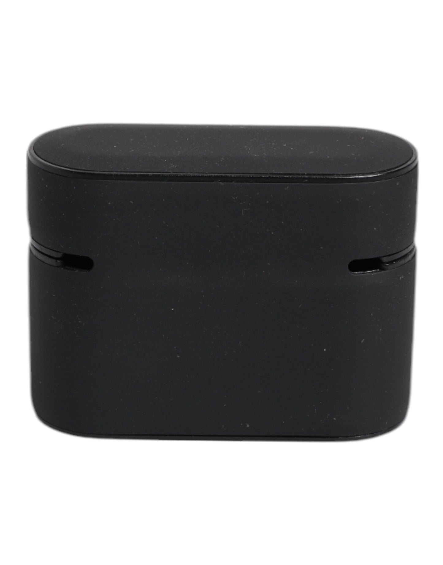 Black Orange Silicone Embossed Logo Airpods Case