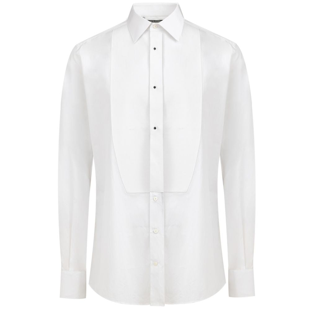 Chemise en coton blanc