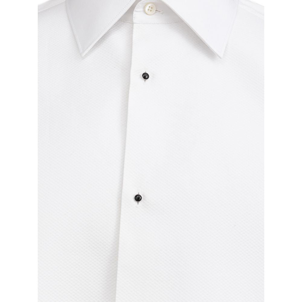 Chemise en coton blanc
