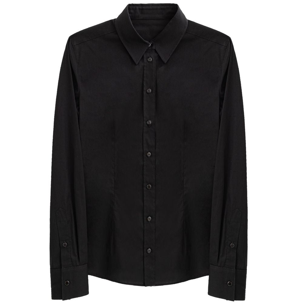 Chemise en coton noir