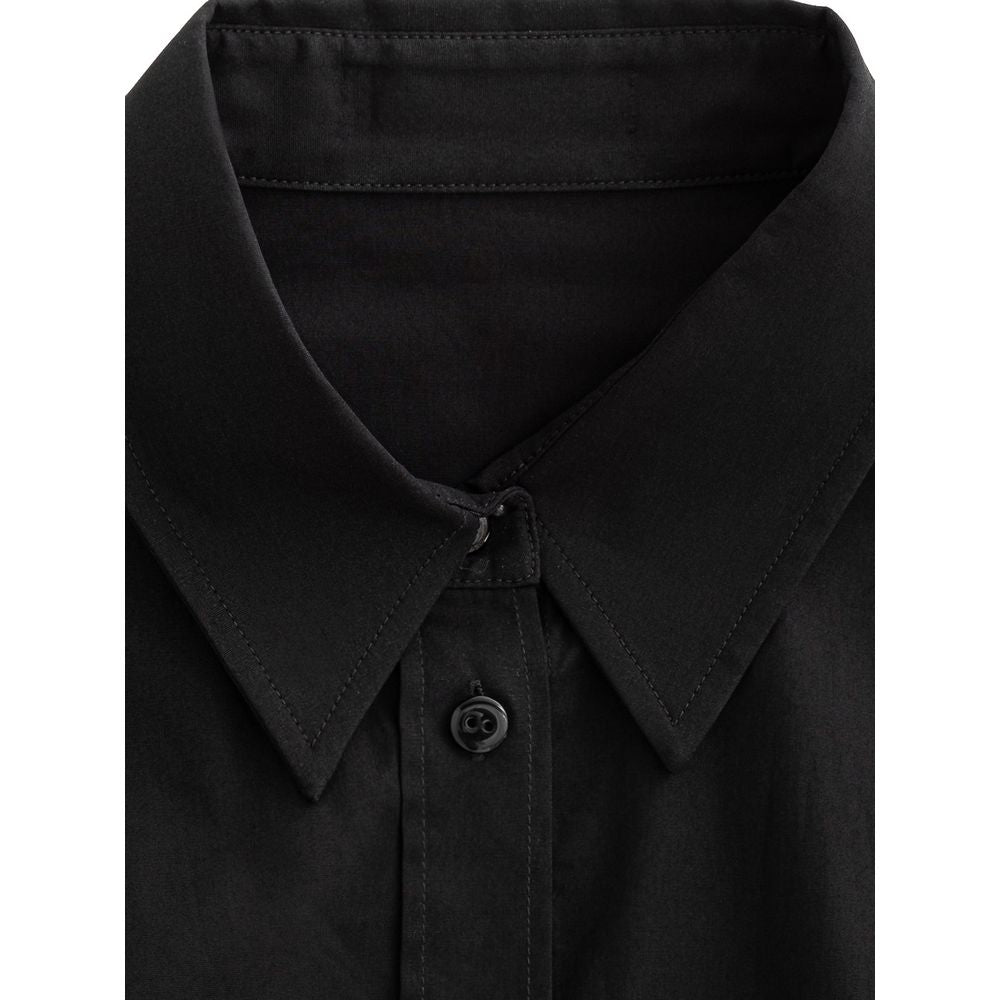 Chemise en coton noir