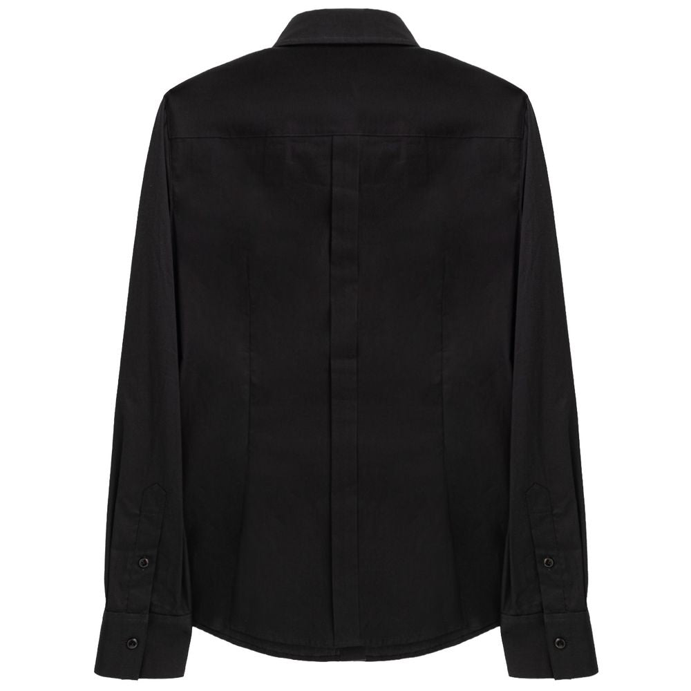 Chemise en coton noir
