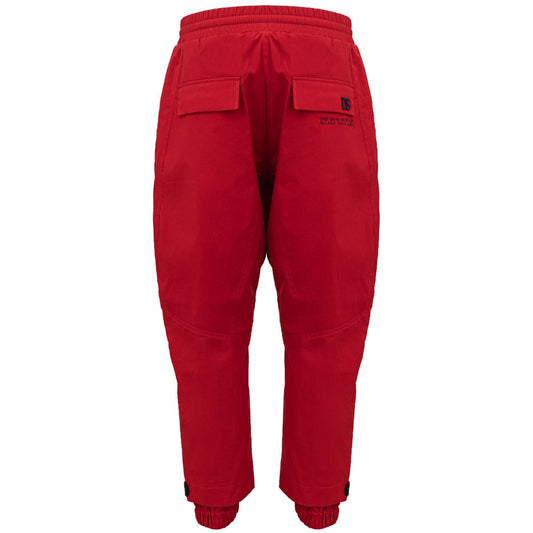 Red Polyamide Pant