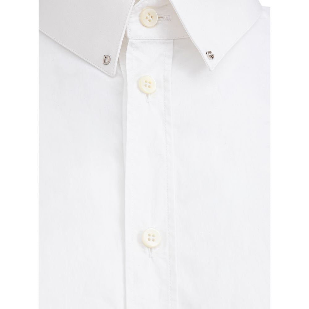 Chemise en coton blanc