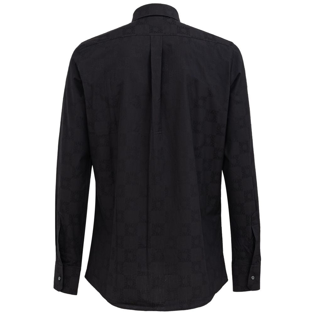 Chemise en coton noir