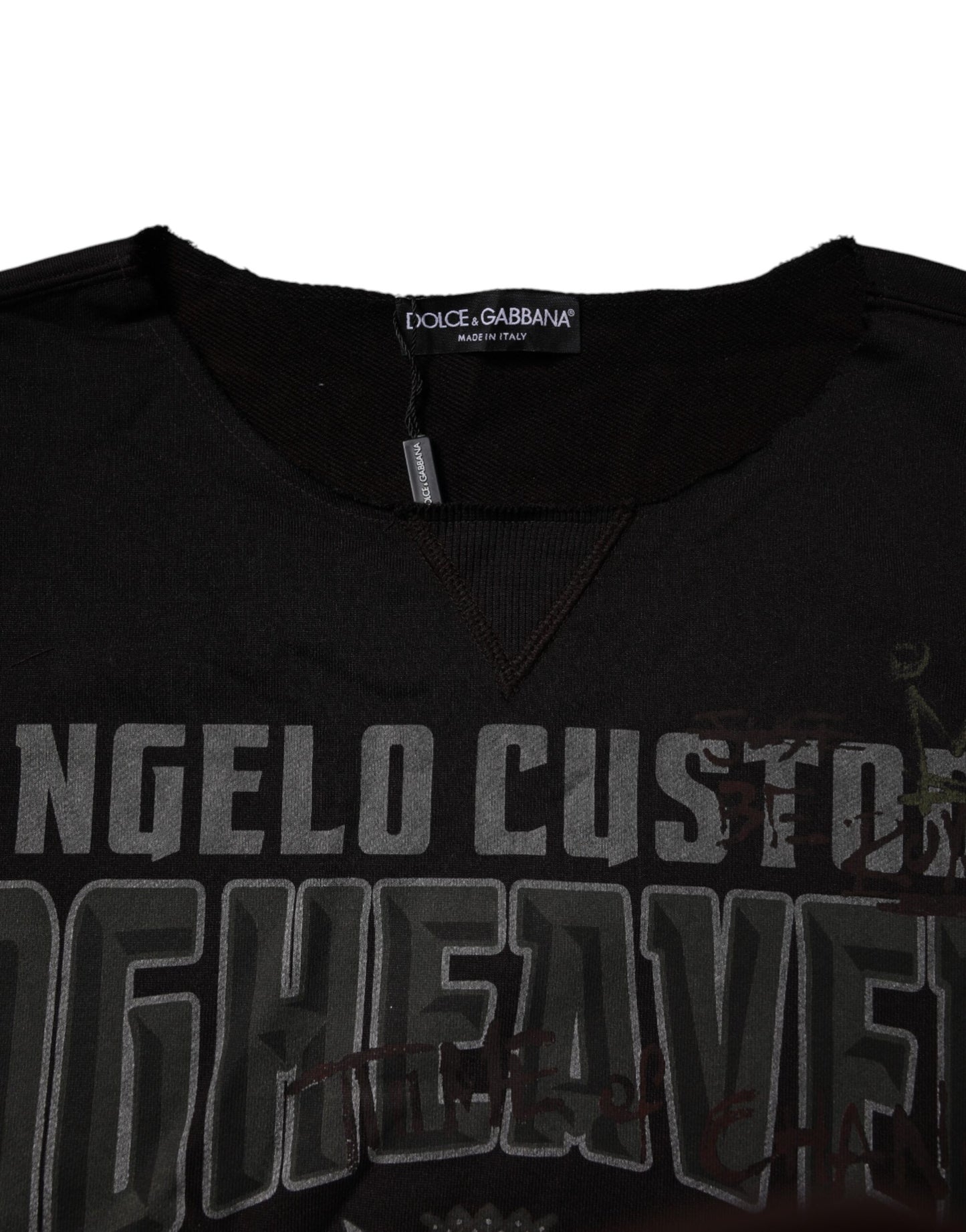 Pull ras du cou noir DG Heaven