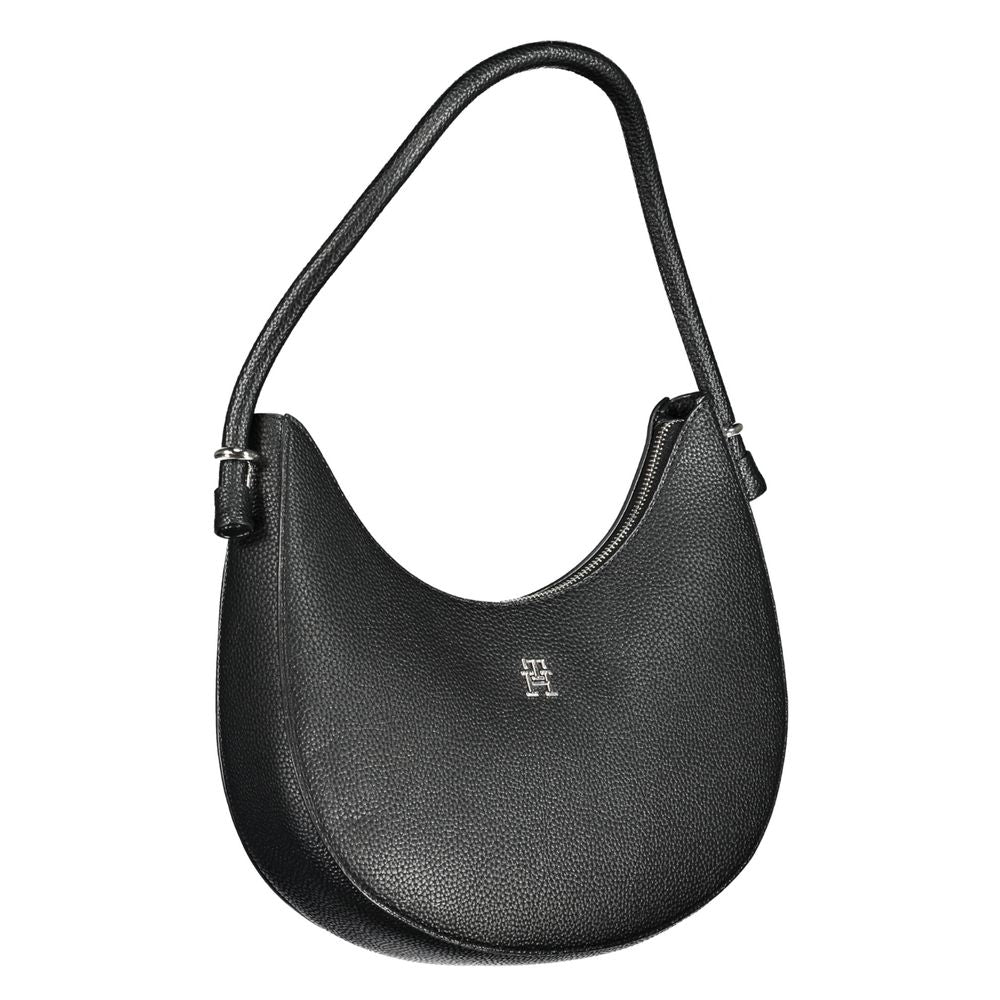 Sac à main en polyéthylène noir