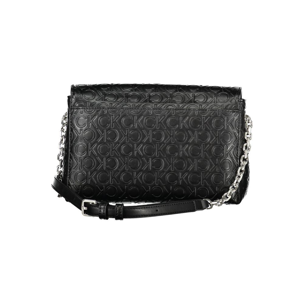 Sac à main en polyester noir