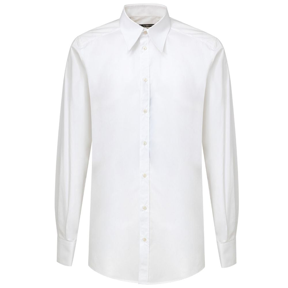 Camisa de algodón blanca