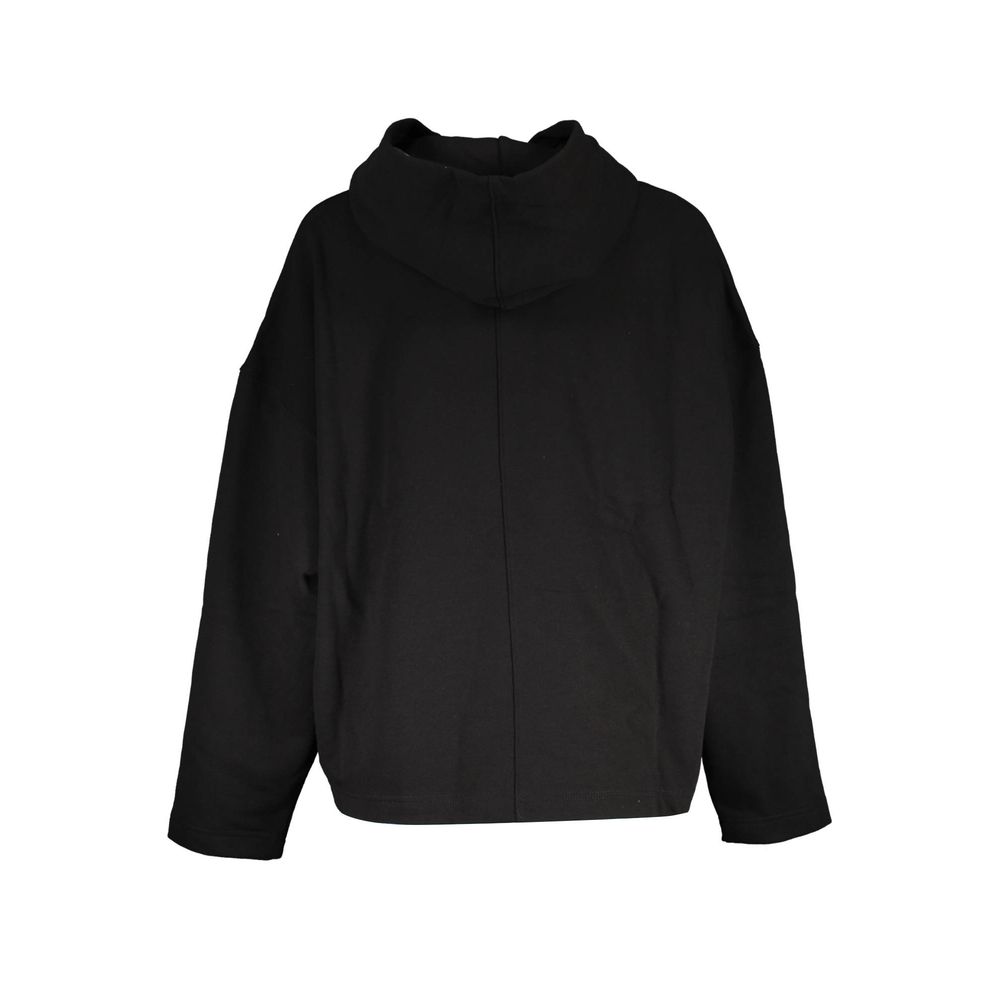 Pull femme en coton noir