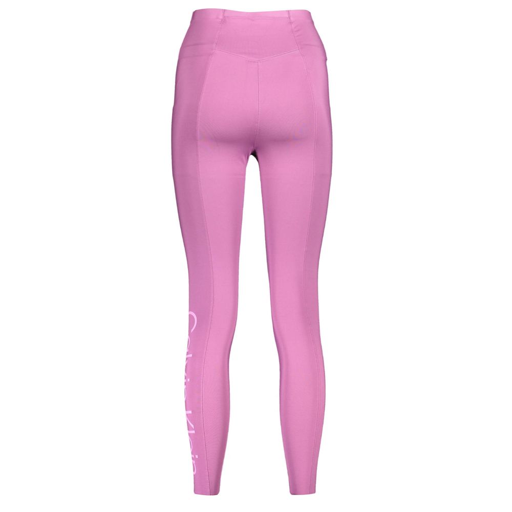 Legging femme en polyester violet