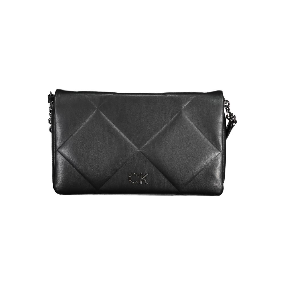 Sac à main en polyester noir