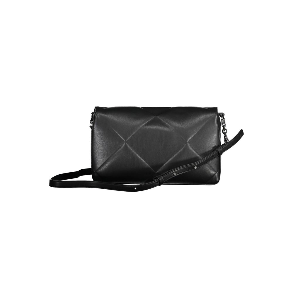 Sac à main en polyester noir